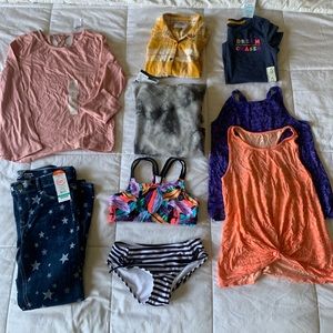 9 Pc Girls clothing lot- small and medium